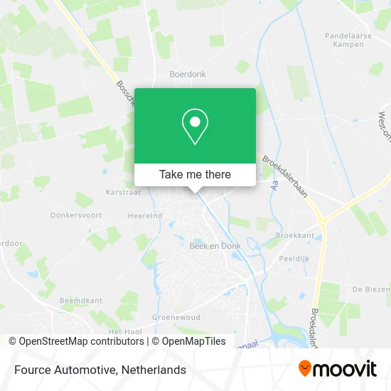 Fource Automotive map