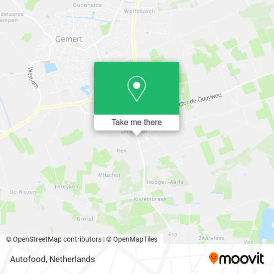 Autofood map