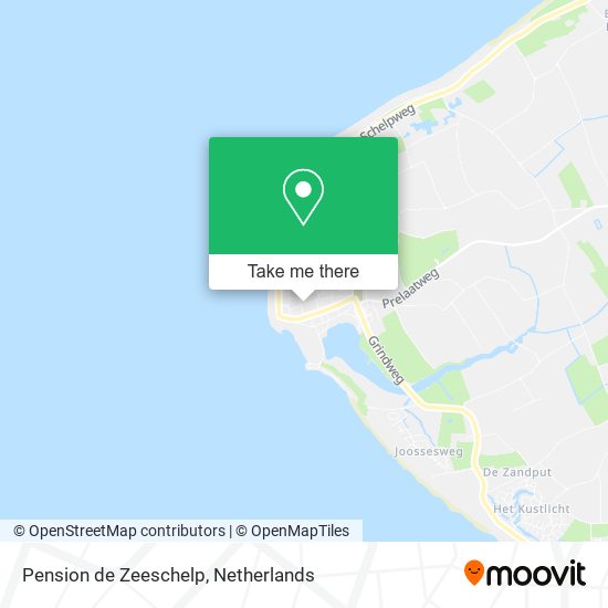 Pension de Zeeschelp map