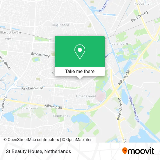 St Beauty House map