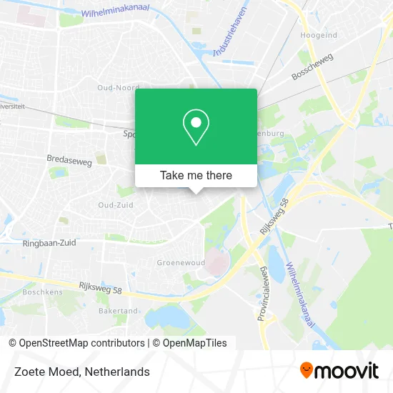 Zoete Moed map