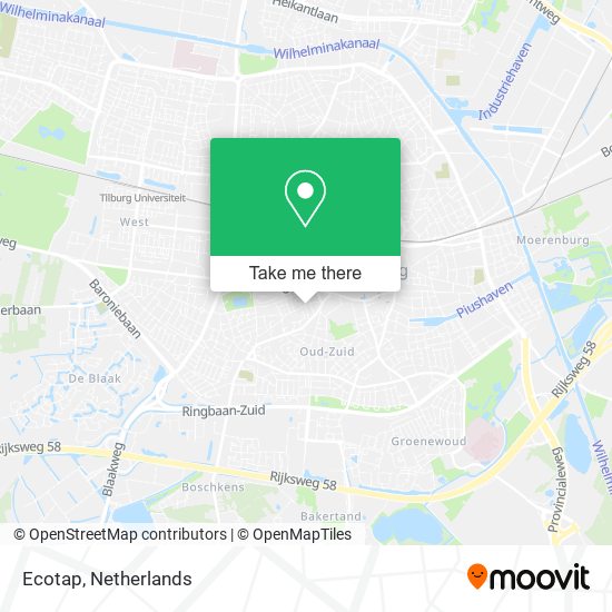 Ecotap map