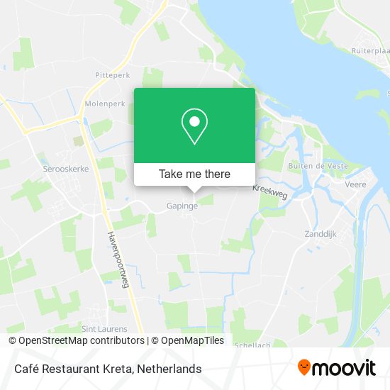 Café Restaurant Kreta map