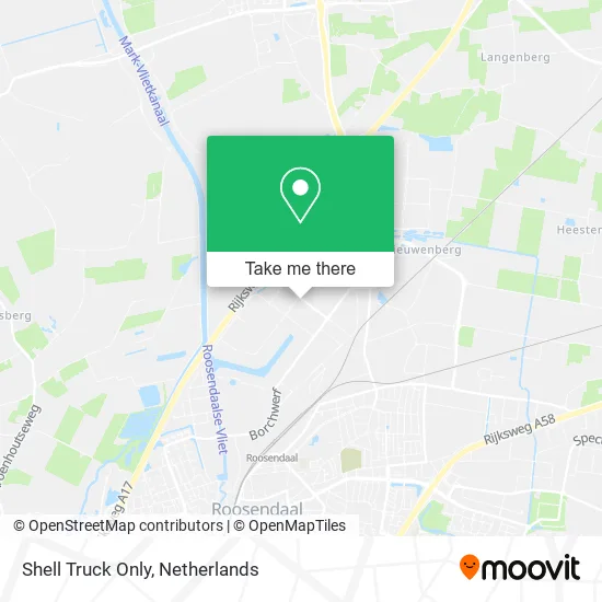 Shell Truck Only map