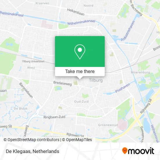 De Klegaas Karte