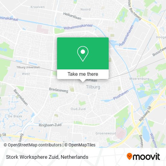 Stork Worksphere Zuid map