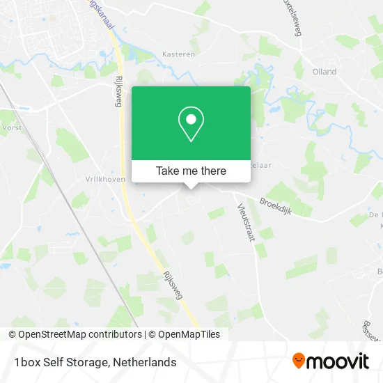 1box Self Storage map