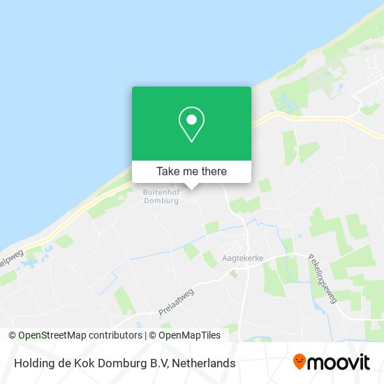 Holding de Kok Domburg B.V map