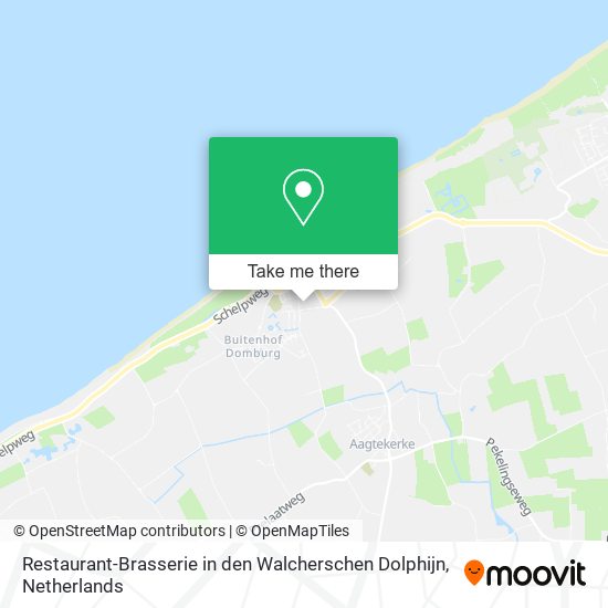 Restaurant-Brasserie in den Walcherschen Dolphijn map
