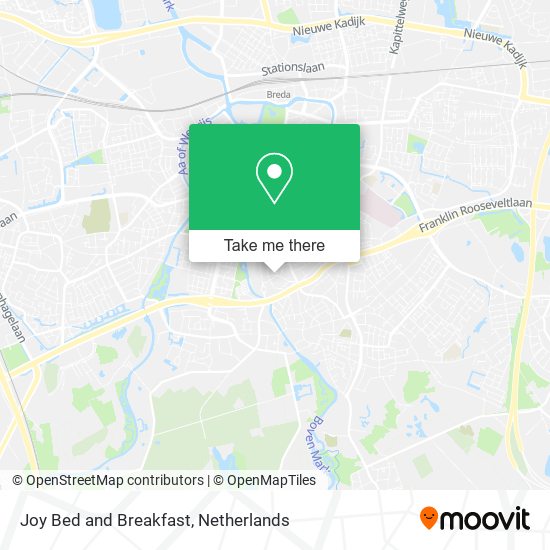 Joy Bed and Breakfast map