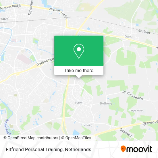 Fitfriend Personal Training map