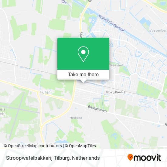 Stroopwafelbakkerij Tilburg Karte