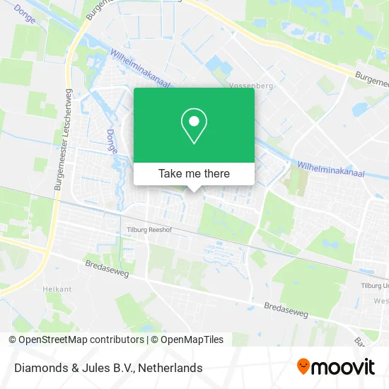 Diamonds & Jules B.V. map