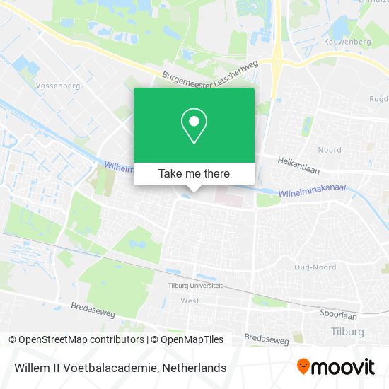 Willem II Voetbalacademie map