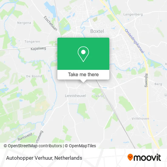 Autohopper Verhuur map