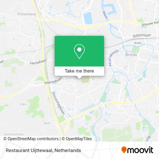 Restaurant Uijttewaal map