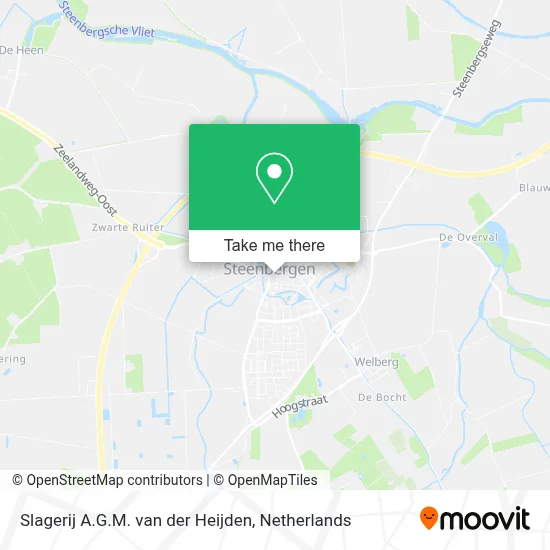 Slagerij A.G.M. van der Heijden map