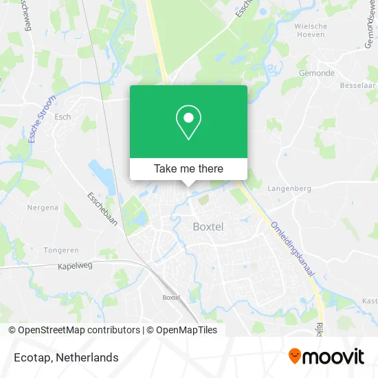 Ecotap map