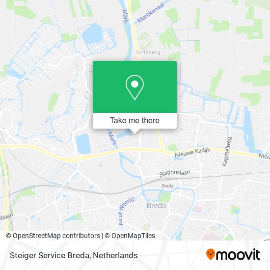 Steiger Service Breda map