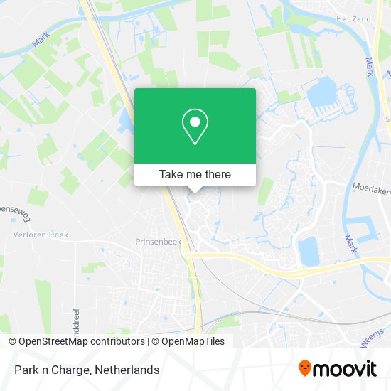 Park n Charge map