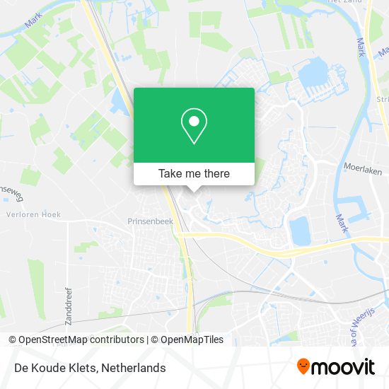 De Koude Klets map