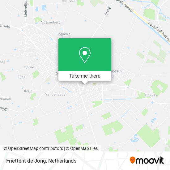 Friettent de Jong map