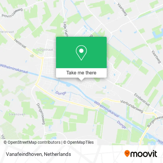 Vanafeindhoven map