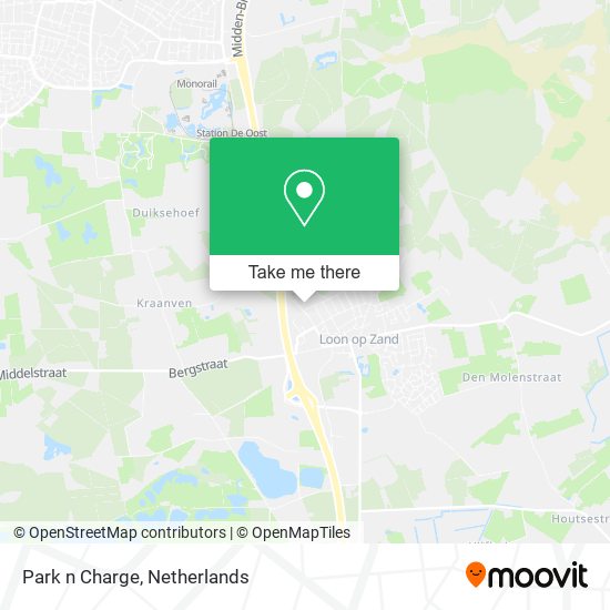 Park n Charge map