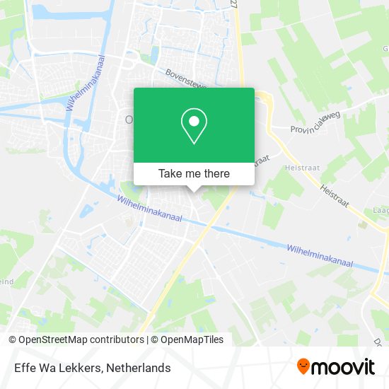 Effe Wa Lekkers map