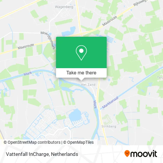 Vattenfall InCharge map