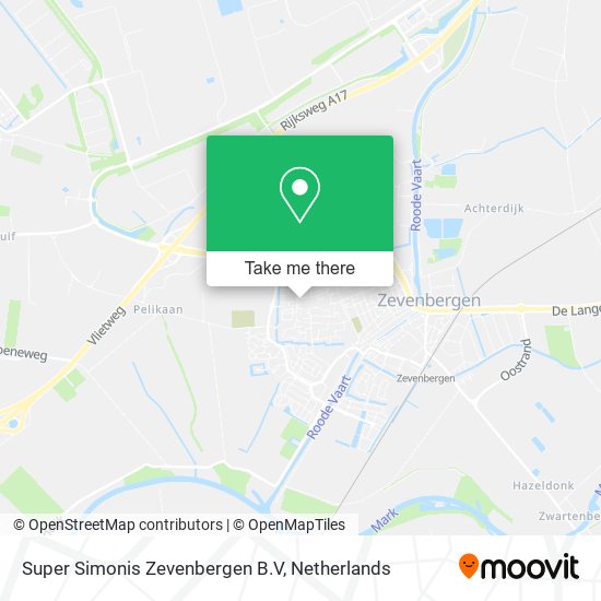 Super Simonis Zevenbergen B.V map