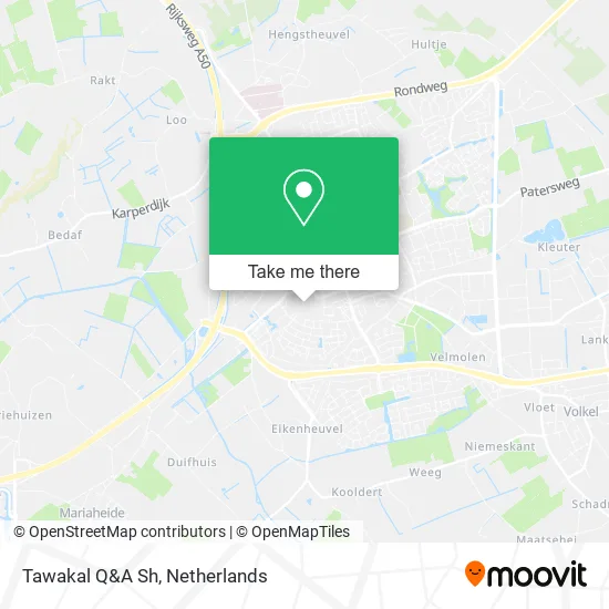 Tawakal Q&A Sh map