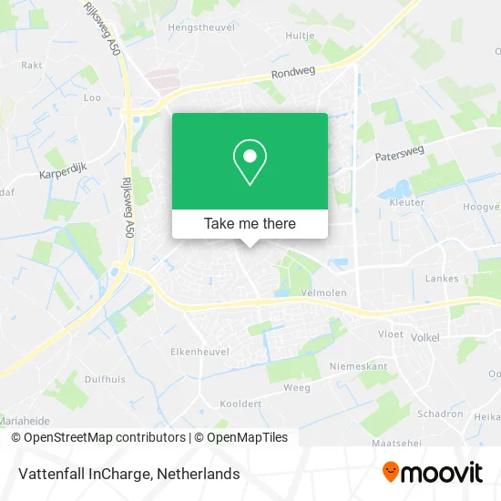Vattenfall InCharge map