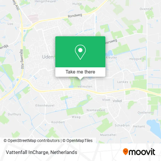 Vattenfall InCharge map