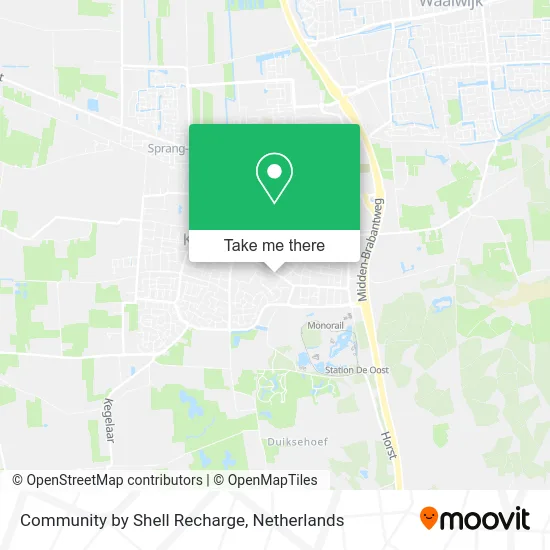 Community by Shell Recharge map