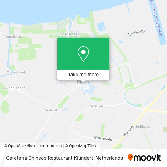 Cafetaria Chinees Restaurant Klundert map