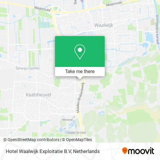Hotel Waalwijk Exploitatie B.V map