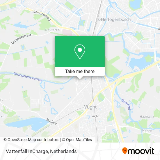 Vattenfall InCharge map