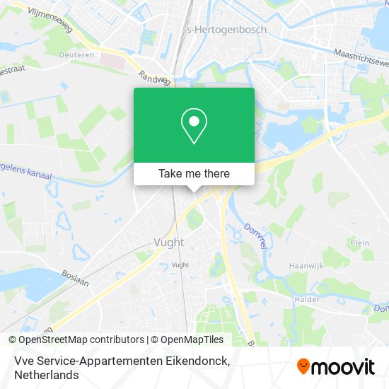 Vve Service-Appartementen Eikendonck Karte