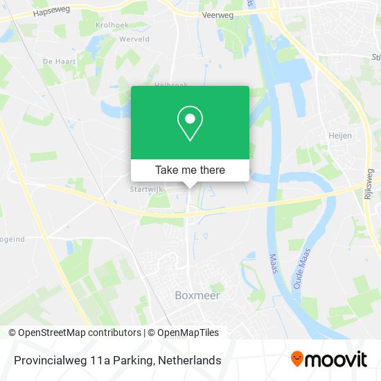 Provincialweg 11a Parking map