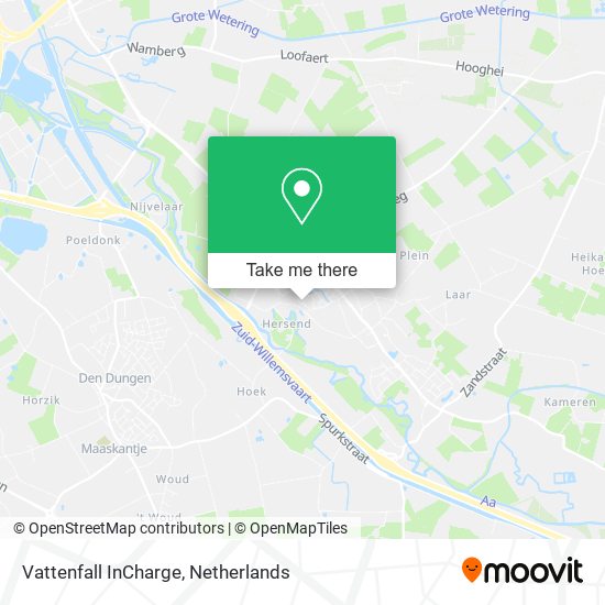 Vattenfall InCharge map