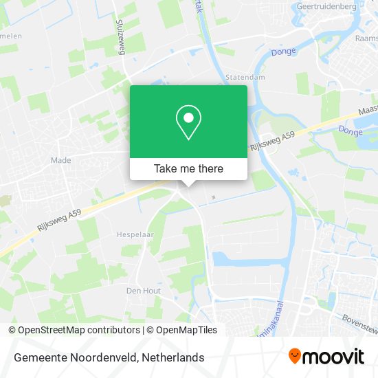 Gemeente Noordenveld map