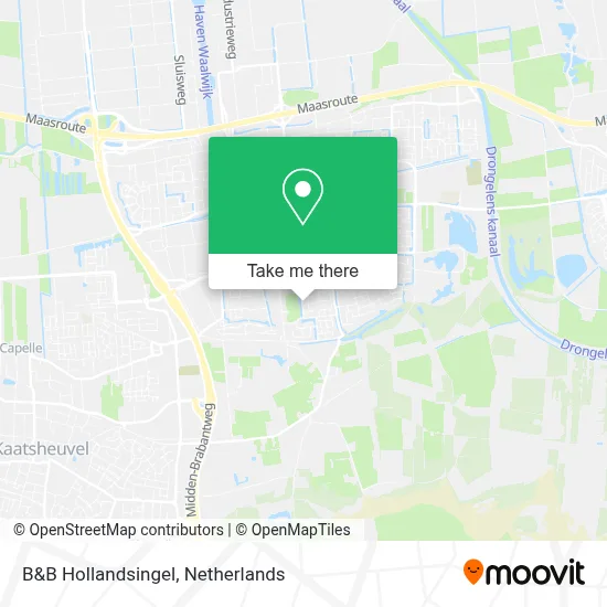 B&B Hollandsingel map