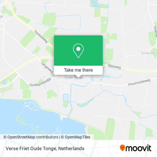 Verse Friet Oude Tonge map