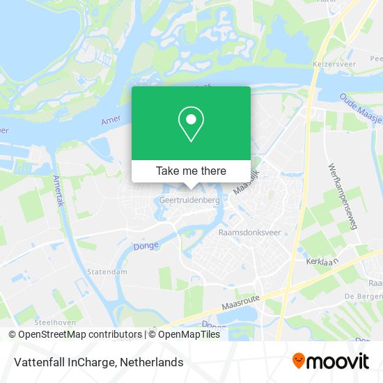 Vattenfall InCharge map