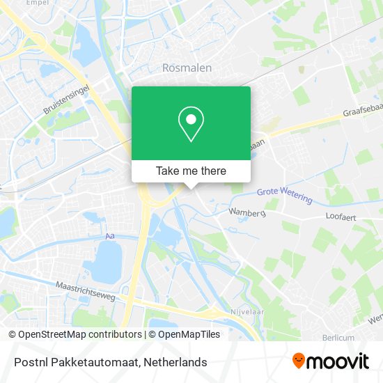 Postnl Pakketautomaat map