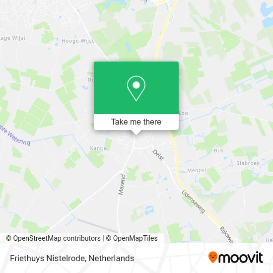 Friethuys Nistelrode map