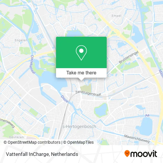 Vattenfall InCharge map