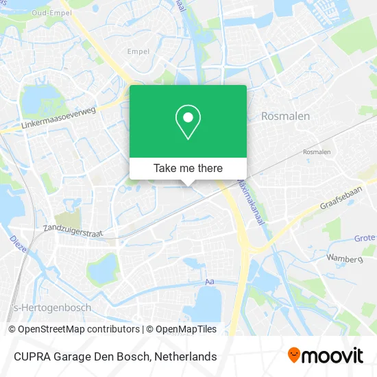 CUPRA Garage Den Bosch map