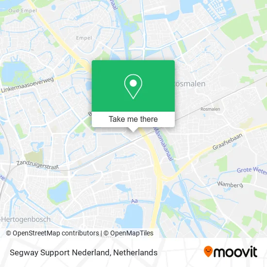 Segway Support Nederland map